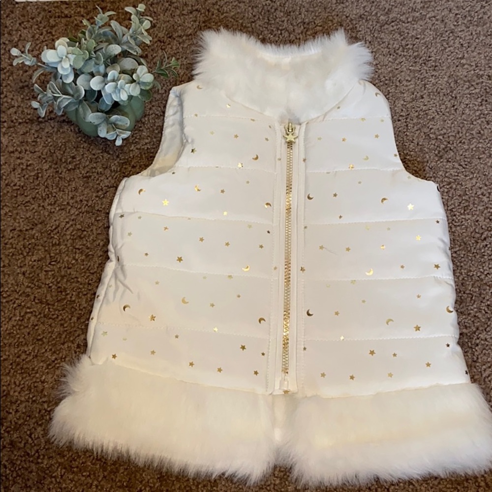 Toddler Girl Snow Bunny Puffer Vest